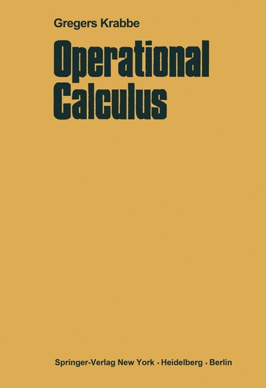 bokomslag Operational Calculus