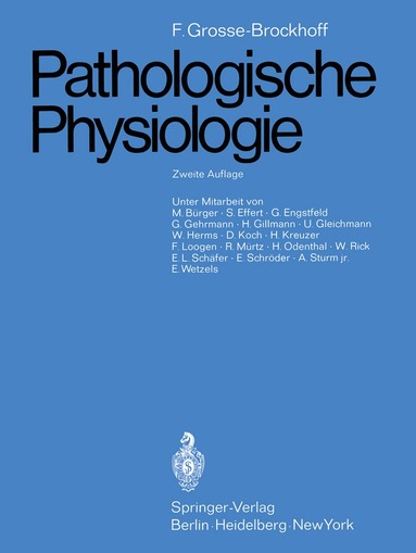 bokomslag Pathologische Physiologie