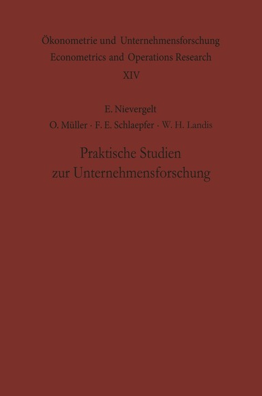 bokomslag Praktische Studien zur Unternehmensforschung