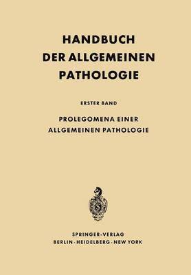 bokomslag Prolegomena einer allgemeinen Pathologie
