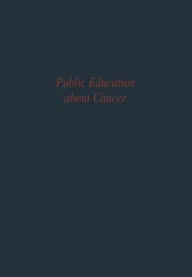 bokomslag Public Education about Cancer