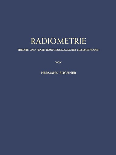 Hermann Büchner - Radiometrie, Häftad