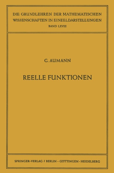 bokomslag Reelle Funktionen