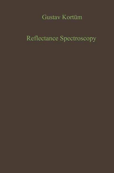 Gustav Kortüm - Reflectance Spectroscopy, Häftad
