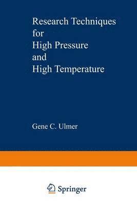 bokomslag Research Techniques for High Pressure and High Temperature