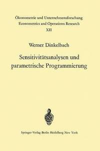 bokomslag Sensitivittsanalysen und parametrische Programmierung