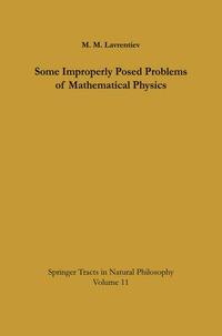 bokomslag Some Improperly Posed Problems of Mathematical Physics