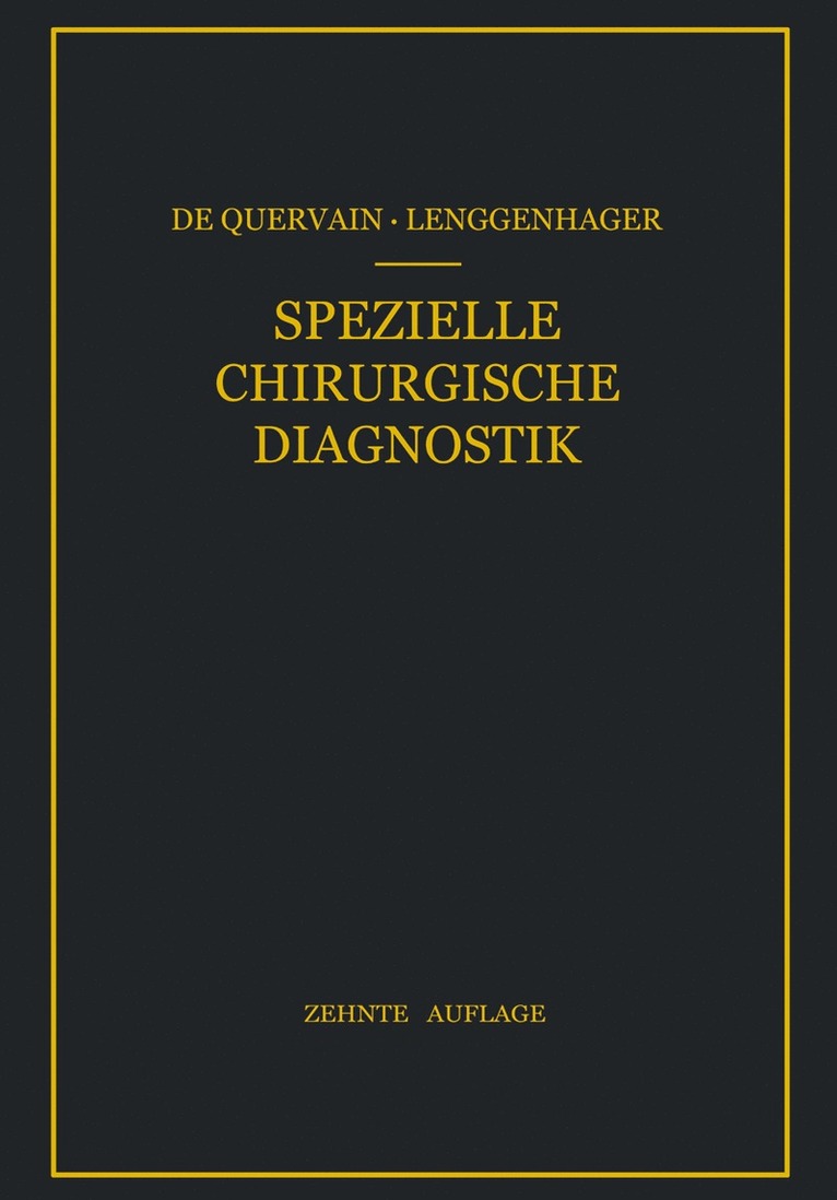 Spezielle Chirurgische Diagnostik