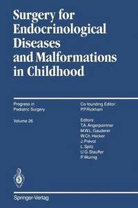 bokomslag Surgery for Endocrinological Diseases and Malformations in Childhood