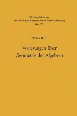 Vorlesungen ber Geometrie der Algebren 1