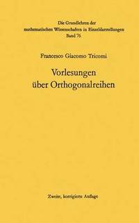 bokomslag Vorlesungen ber Orthogonalreihen