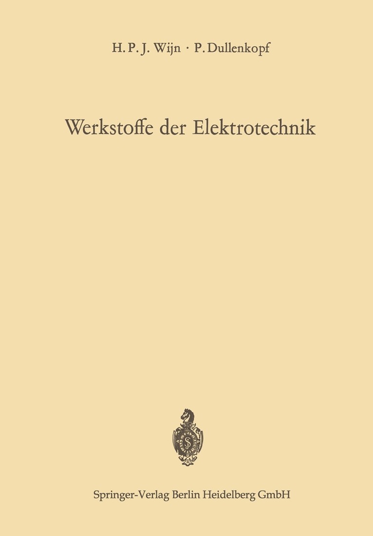 Werkstoffe der Elektrotechnik