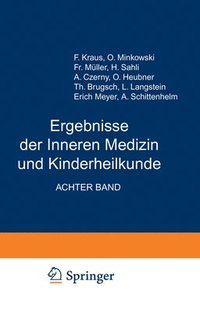 bokomslag Ergebnisse der Inneren Medizin und Kinderheilkunde