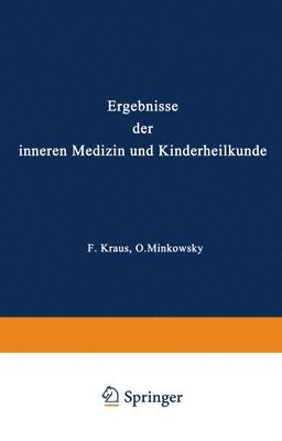 bokomslag Ergebnisse der Inneren Medizin und Kinderheilkunde