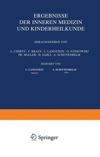 bokomslag Ergebnisse der Inneren Medizin und Kinderheilkunde