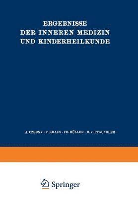 bokomslag Ergebnisse der Inneren Medizin und Kinderheilkunde