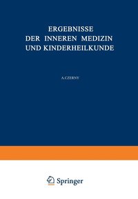 bokomslag Ergebnisse der Inneren Medizin und Kinderheilkunde