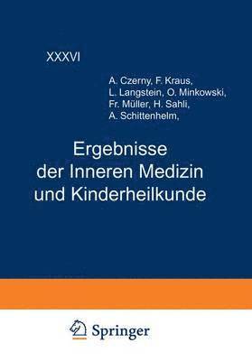 bokomslag Ergebnisse der Inneren Medizin und Kinderheilkunde