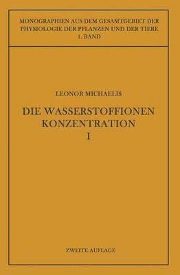 bokomslag Die Wasserstoffionenkonzentration