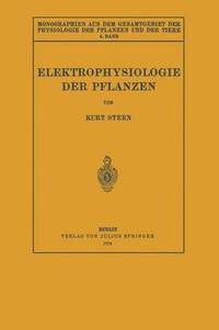 bokomslag Elektrophysiologie der Pflanzen