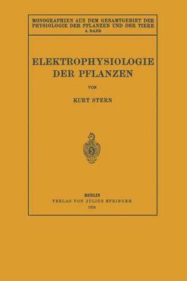 bokomslag Elektrophysiologie der Pflanzen