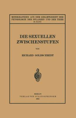 bokomslag Die Sexuellen Zwischenstufen