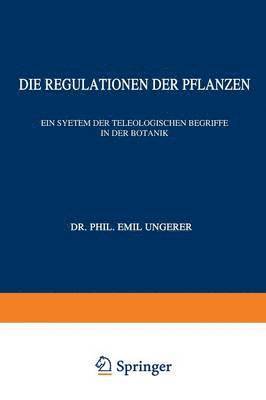 Die Regulationen der Pflanzen 1