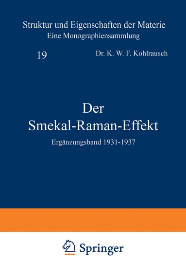 bokomslag Der Smekal-Raman-Effekt