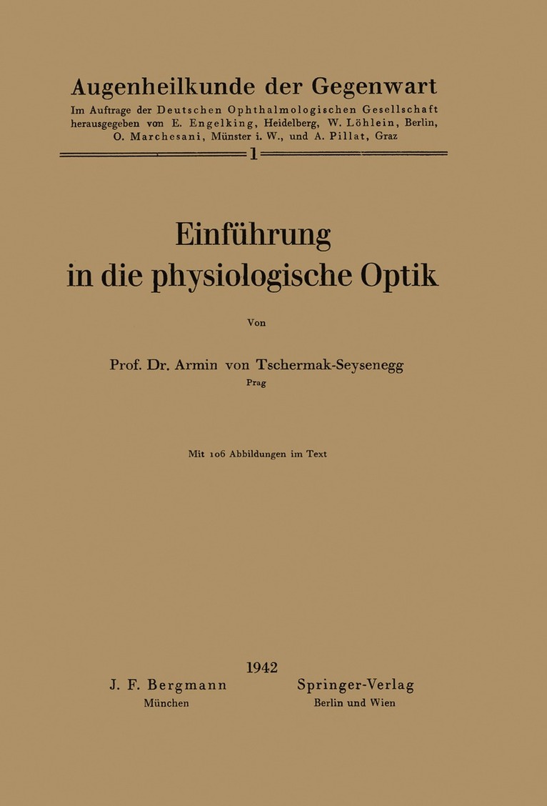 Einfhrung in die physiologische Optik 1