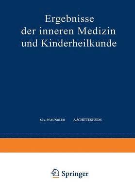 bokomslag Ergebnisse der Inneren Medizin und Kinderheilkunde