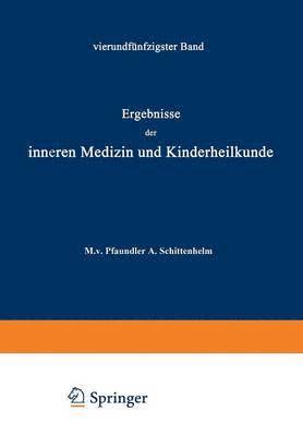 bokomslag Ergebnisse der Inneren Medizin und Kinderheilkunde