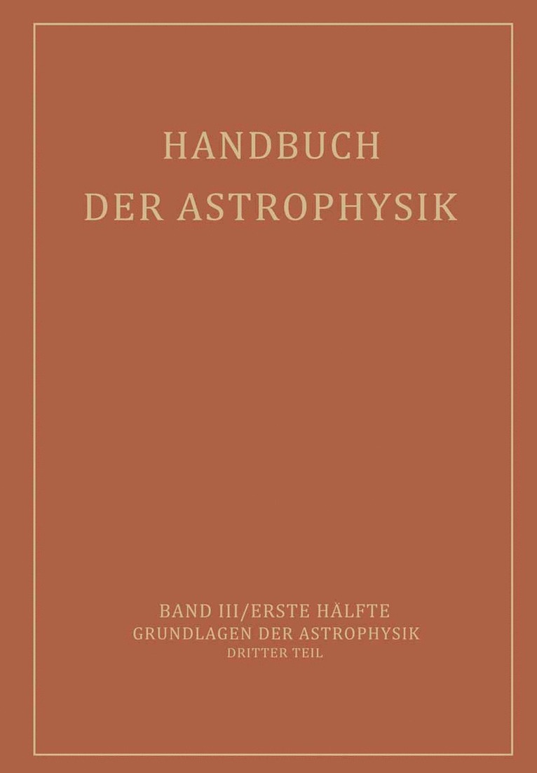 Handbuch der Astrophysik