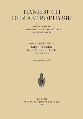bokomslag Grundlagen der Astrophysik