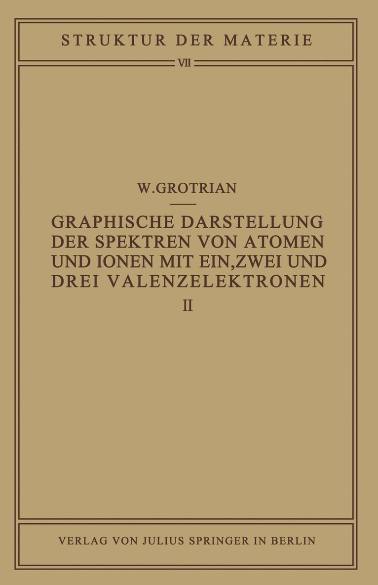 Graphische Darstellung der Spektren von Atomen und Ionen mit ein, zwei und drei Valenzelektronen 1