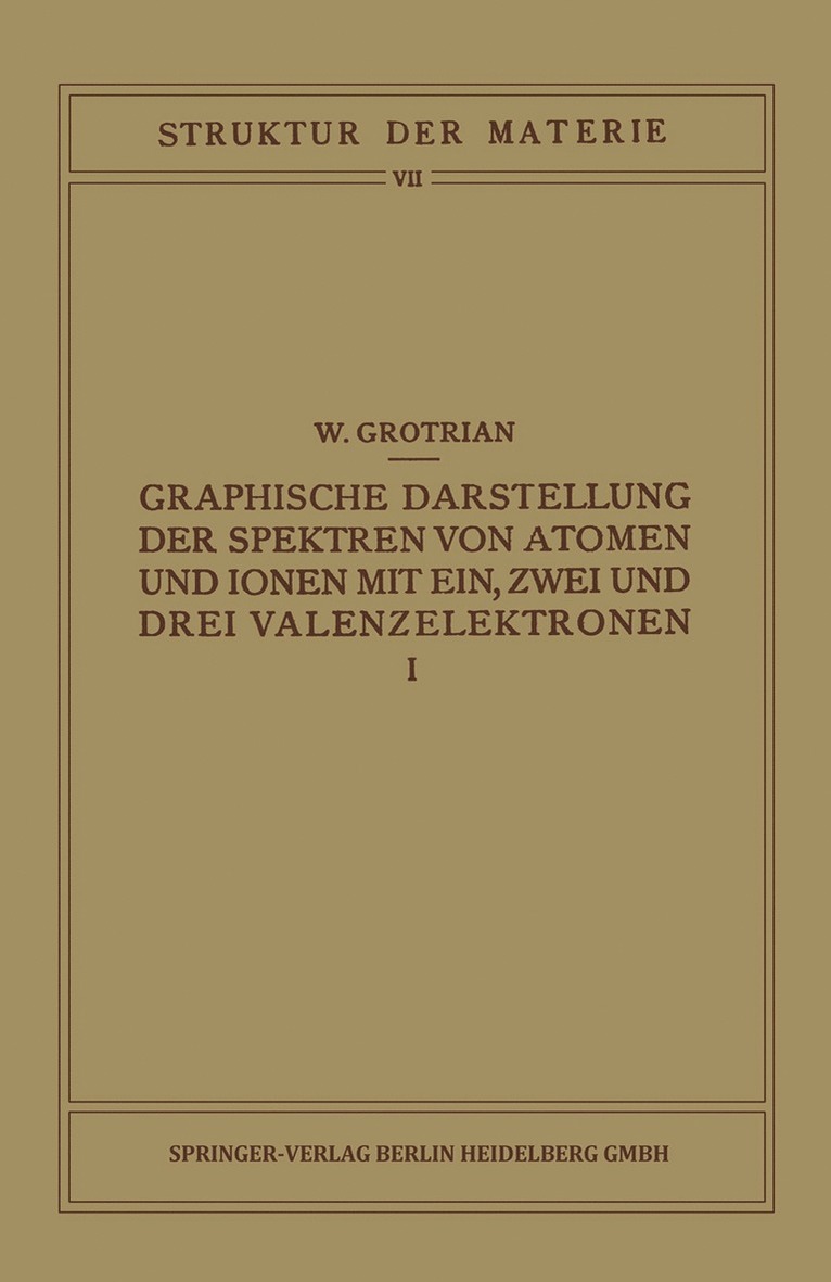 Graphische Darstellung der Spektren von Atomen und Ionen mit Ein, Zwei und Drei Valenzelektronen 1