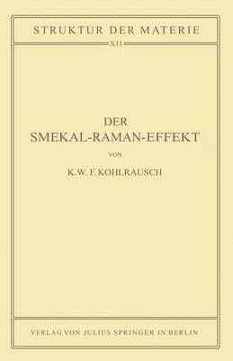 bokomslag Der Smekal-Raman-Effekt