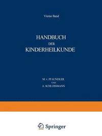 bokomslag Handbuch der Kinderheilkunde