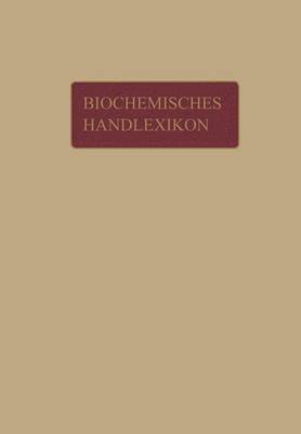 Biochemisches Handlexikon 1