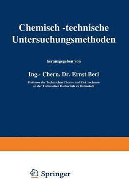 Chemisch-technische Untersuchungsmethoden