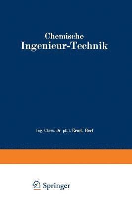 bokomslag Chemische Ingenieur-Technik
