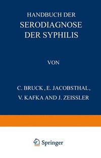 bokomslag Handbuch der Serodiagnose der Syphilis