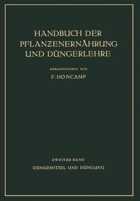 bokomslag Dngemittel und Dngung