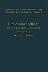 bokomslag Schriften der Arbeitsgemeinschaft Deutscher Betriebsingenieure