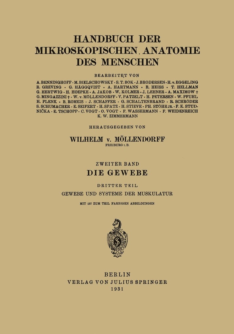 Gösta Häggqvist, Gosta Haggqvist, Wilhelm v. Möllendorff, Wilhelm V. Möllendorff, Wilhelm V. Mollendorff - Die Gewebe, Häftad