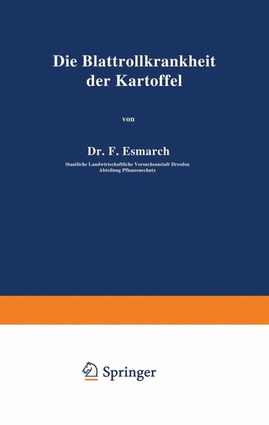 bokomslag Die Blattrollkrankheit der Kartoffel