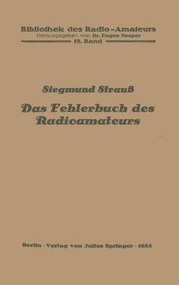 Das Fehlerbuch des Radioamateurs 1