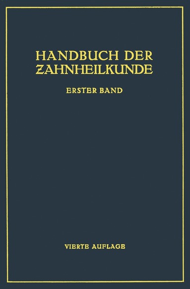bokomslag Handbuch der Zahnheilkunde