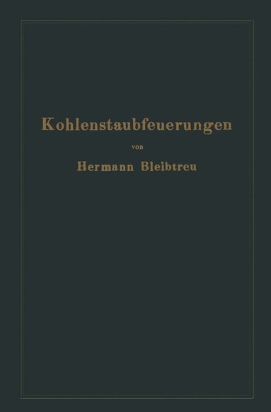 bokomslag Kohlenstaubfeuerungen