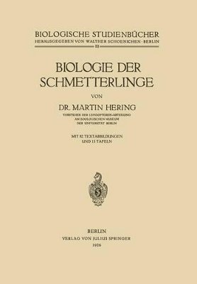 bokomslag Biologie der Schmetterlinge