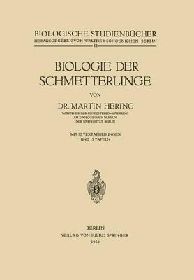 bokomslag Biologie der Schmetterlinge